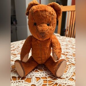 Antique Jointed Teddy Bear, 11” tall